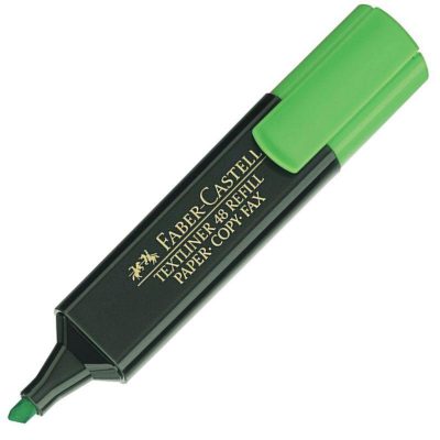 RESALTADOR FABER TEXTLINER 48 VERDE