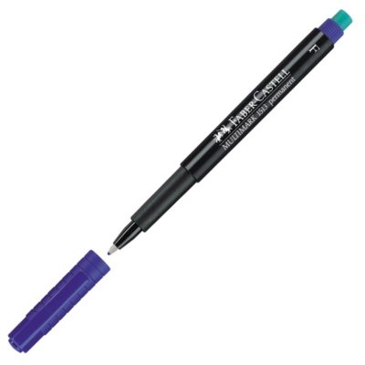 ROTULADOR FABER CASTELL MULTIMARK FINO AZUL