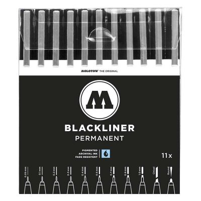 MOLOTOW BLACKLINER PUNTAFINA X11