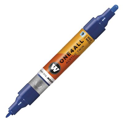 MOLOTOW ONE4ALL ACRYL TWIN 204 AZUL VERDADERO