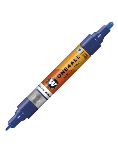 MOLOTOW ONE4ALL ACRYL TWIN 204 AZUL VERDADERO