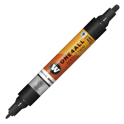 MOLOTOW ONE4ALL ACRYL TWIN 180 NEGRO SIGNAL
