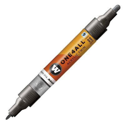 MOLOTOW ONE4ALL ACRYL TWIN 223 NEGRO METAL