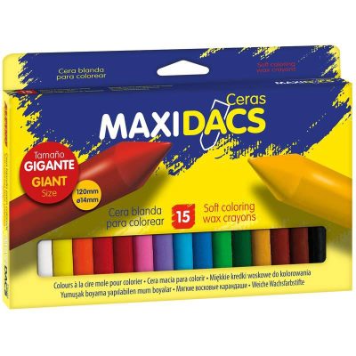CERAS MAXIDACS CAJA 15 COLORES