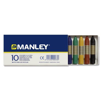 CERAS MANLEY CAJA 10 COLORES