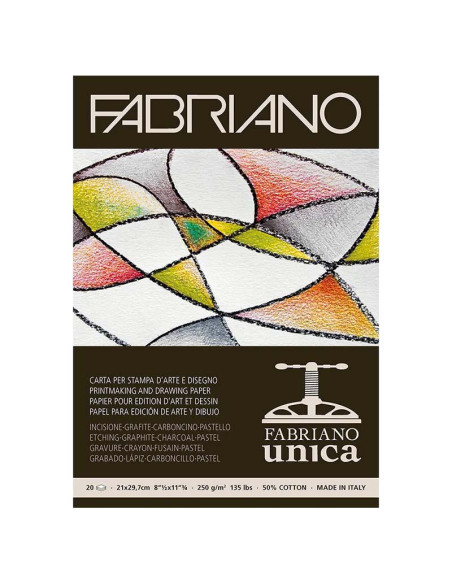BLOC GRABADO UNICA FAB  A4 250G 20H 19100383