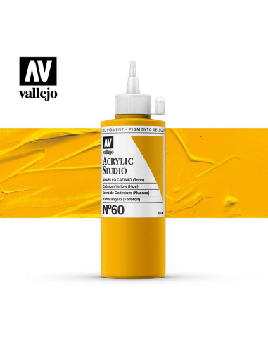ACRILICO STUDIO VALLEJO 200ML AMARILLO CADMIO 60