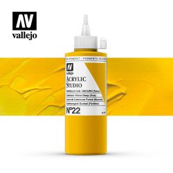 ACRILICO STUDIO VALLEJO 200ML AMARILLO CAD OSC 22
