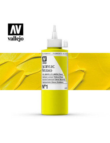 ACRILICO STUDIO VALLEJO 200ML AMARILLO C LIMÓN 1