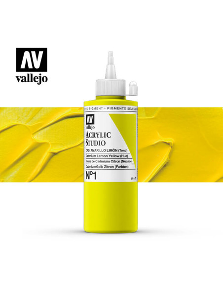 ACRILICO STUDIO VALLEJO 200ML AMARILLO C LIMÓN 1