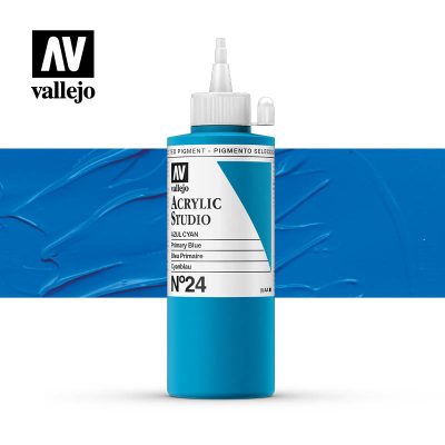 ACRILICO STUDIO VALLEJO 200ML AZUL CYAN 24