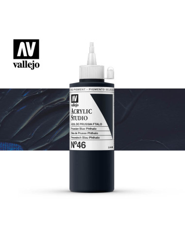 ACRILICO STUDIO VALLEJO 200ML AZUL DE PRUSSIA FT46