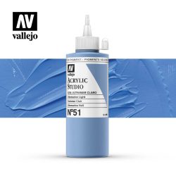 ACRILICO STUDIO VALLEJO 200ML AZUL ULTRAMAR CLA 51