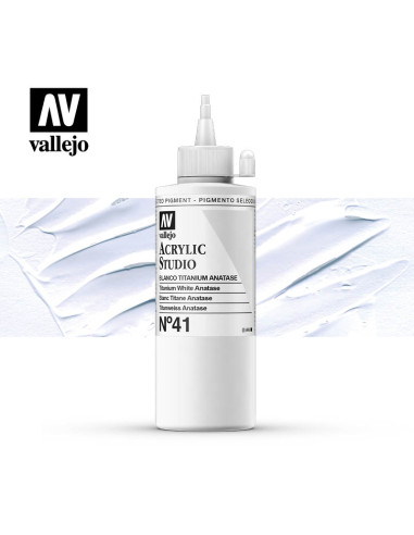 ACRILICO STUDIO VALLEJO 200ML BLANCO TITAN ANAT 41