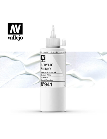 ACRILICO STUDIO VALLEJO 200ML BLANCO REACTIVO Nº94
