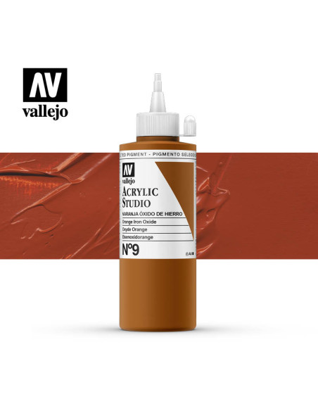 ACRILICO STUDIO VALLEJO 200ML DORADO ÓXIDO HIERRO