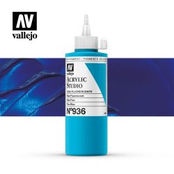 ACRILICO STUDIO VALLEJO 200ML AZUL FLUOR 936