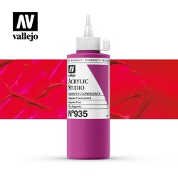 ACRILICO STUDIO VALLEJO 200ML MAGENTA FLUOR 935