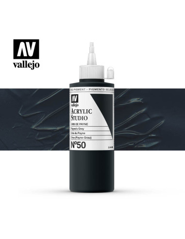 ACRILICO STUDIO VALLEJO 200ML GRIS DE PAYNE 50