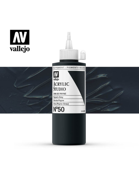 ACRILICO STUDIO VALLEJO 200ML GRIS DE PAYNE 50