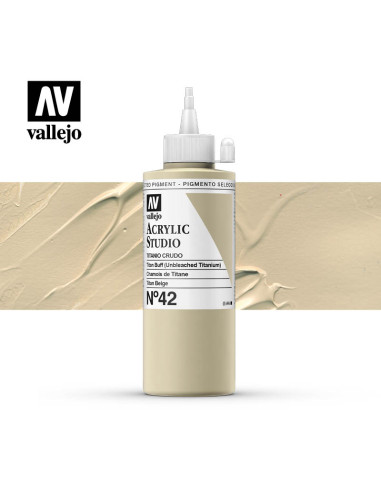 ACRILICO STUDIO VALLEJO 200ML TITANIO CRUDO 42