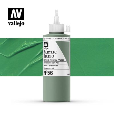 ACRILICO STUDIO VALLEJO 200ML VERDE CHROMIUM PÁL 5