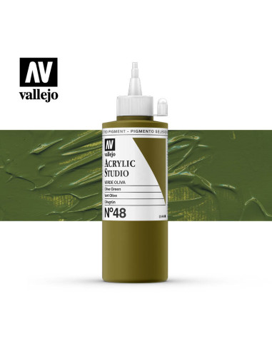 ACRILICO STUDIO VALLEJO 200ML VERDE OLIVA 48