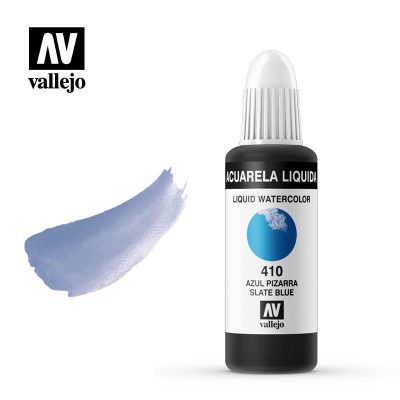 ACUARELA LÍQUIDA VALLEJO 32ML AZUL PIZARRA 410