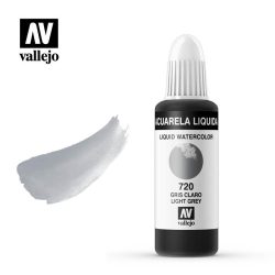 ACUARELA LÍQUIDA VALLEJO 32ML GRIS CLARO 720