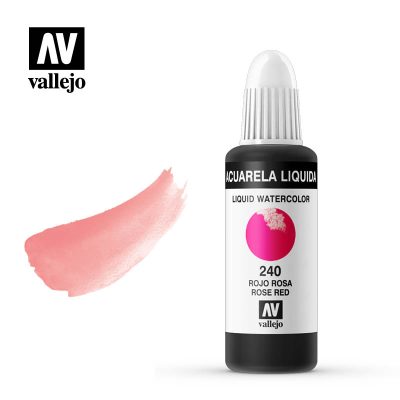 ACUARELA LÍQUIDA VALLEJO 32ML ROJO ROSA 240
