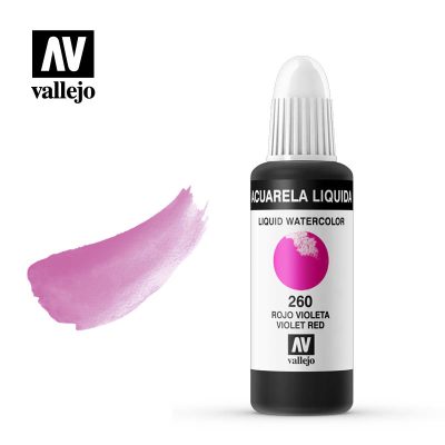 ACUARELA LÍQUIDA VALLEJO 32ML ROJO VIOLETA 260