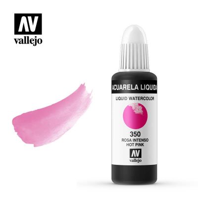 ACUARELA LÍQUIDA VALLEJO 32ML ROSA INTENSO 350