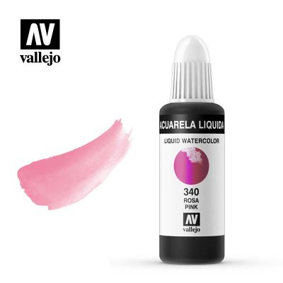 ACUARELA LÍQUIDA VALLEJO 32ML ROSA 340
