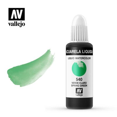 ACUARELA LÍQUIDA VALLEJO 32ML VERDE CLARO 540