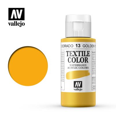 TEXTIL COLOR VALLEJO 60ML AMARILLO DORADO 13