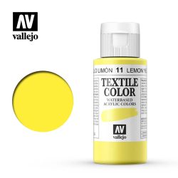 TEXTIL COLOR VALLEJO 60ML AMARILLO LIMÓN 11