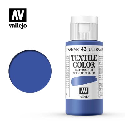 TEXTIL COLOR VALLEJO 60ML AZUL  OPACO  43