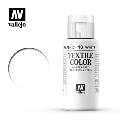 TEXTIL COLOR VALLEJO 60ML BLANCO  OPACO  10