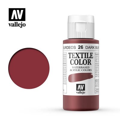TEXTIL COLOR VALLEJO 60ML BURDEOS 26