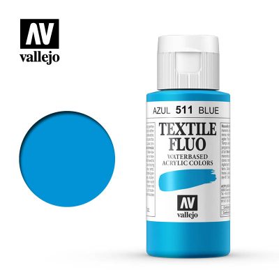 TEXTIL COLOR VALLEJO 60ML FLU AZUL 511