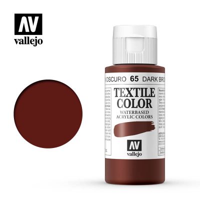 TEXTIL COLOR VALLEJO 60ML MARRÓN 65