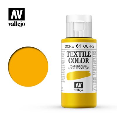 TEXTIL COLOR VALLEJO 60ML OCRE 61