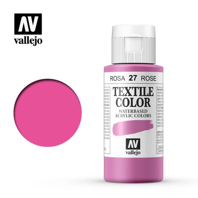 TEXTIL COLOR VALLEJO 60ML ROSA BENGALA 27
