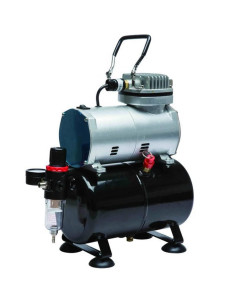 COMPRESOR CON CALDERIN Y MANOMETRO D-80 26046
