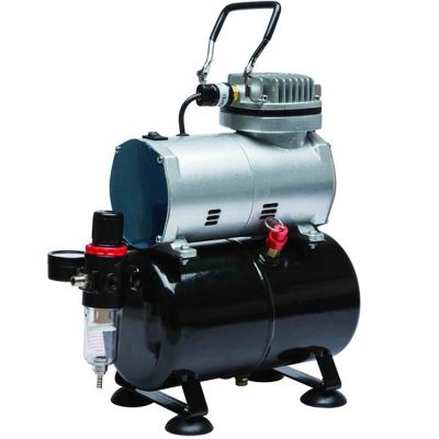 COMPRESOR CON CALDERIN Y MANOMETRO D-80 26046