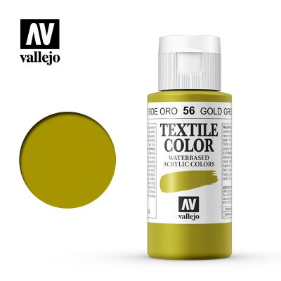 TEXTIL COLOR VALLEJO 60ML VERDE ORO 56