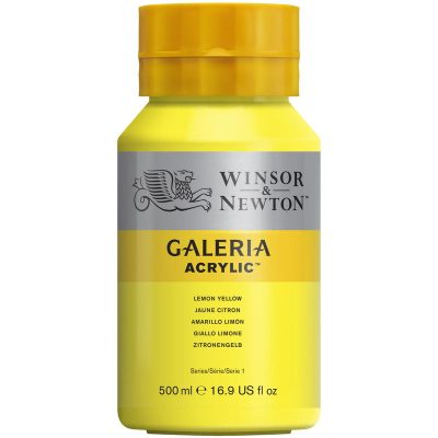 W&N ACRILICO GALERIA 500ML SOMBRA AMARILLO LIMON