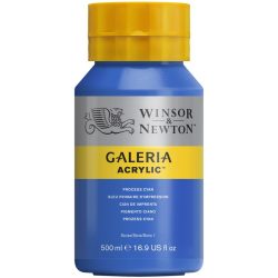 W&N ACRILICO GALERIA 500ML CIANITA PARA PROCESOS