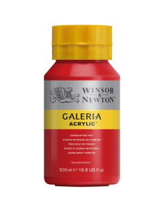W&N ACRILICO GALERIA 500ML TONO ROJO DE CADMIO