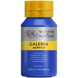 W&N ACRILICO GALERIA 500ML TONO DE AZUL DE COBALTO